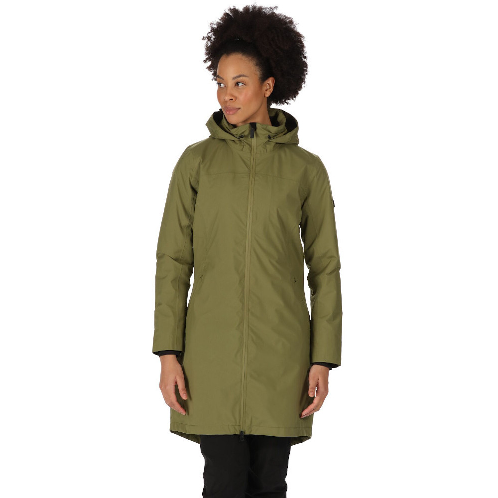 Regatta Womens Rulford Waterproof Breathable Parka Coat 10 - Bust 34 (86cm)