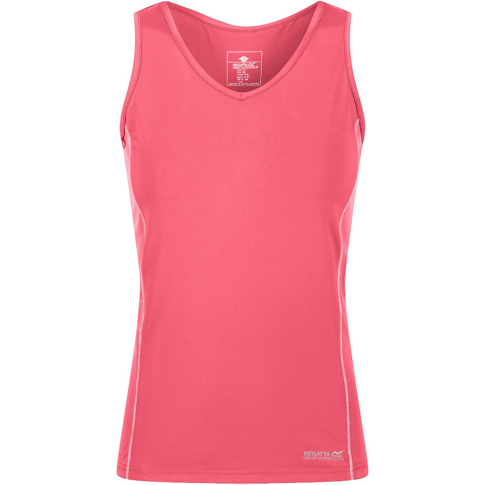 Regatta Womens Varey Extol Stretch Active Wicking T Shirt 10 - Bust 34 (86cm)