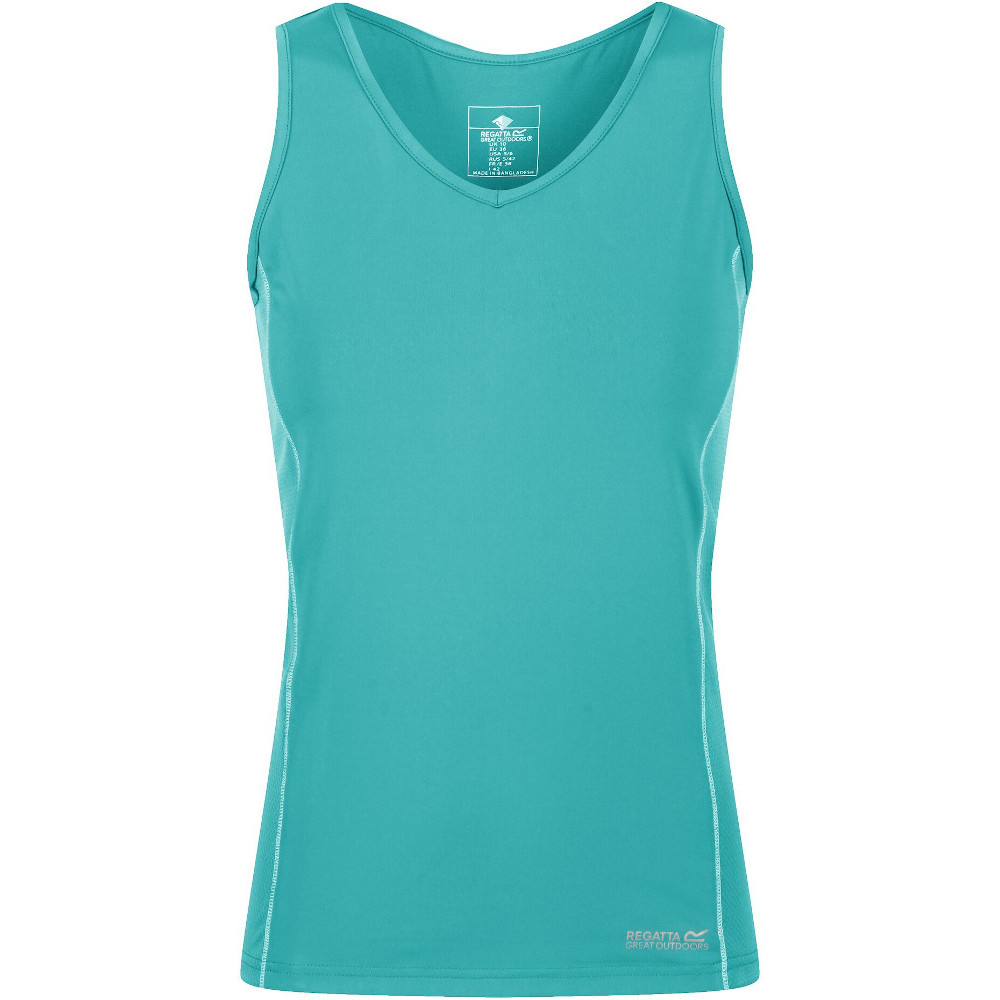 Regatta Womens Varey Extol Stretch Active Wicking T Shirt 12 - Bust 36 (92cm)