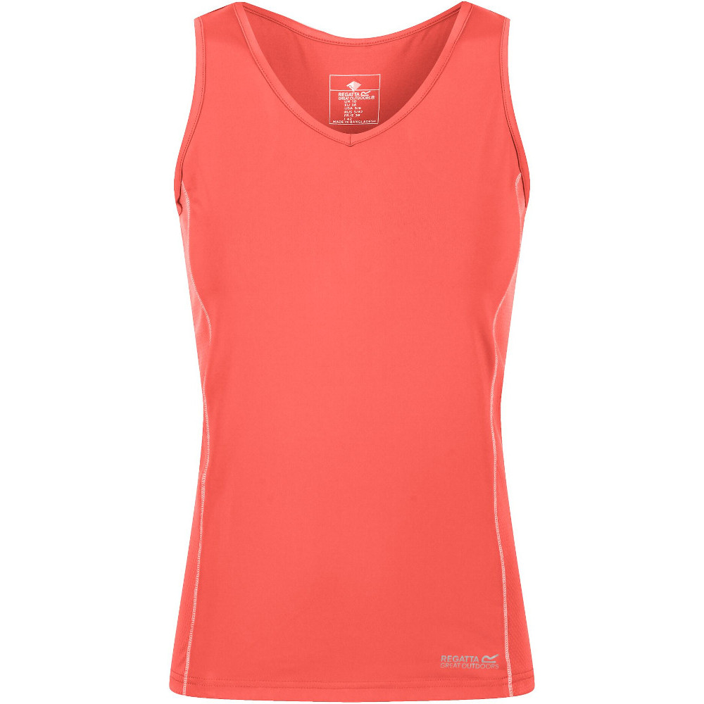 Regatta Womens Varey Extol Stretch Active Wicking T Shirt 8 - Bust 32 (81cm)