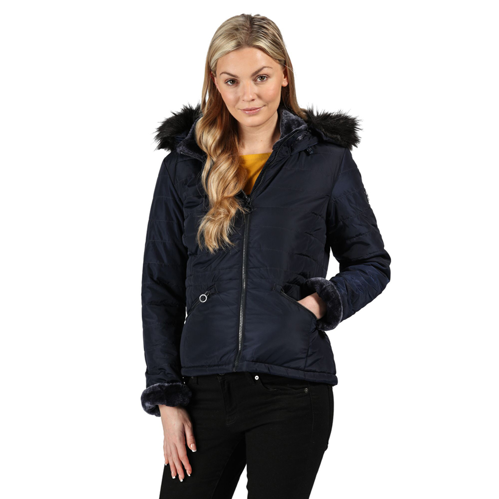 Regatta Womens Westlynn Insulated Quilted Parka Coat Jacket 18 - Bust 43 (109cm)
