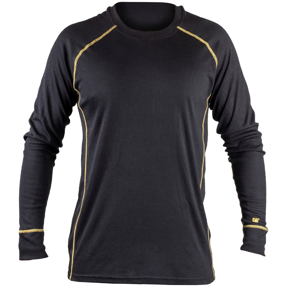 Cat Workwear Mens Thermo Long Sleeve Thermal Baselayer Shirt L - Chest 42 - 45 (107 - 114cm)