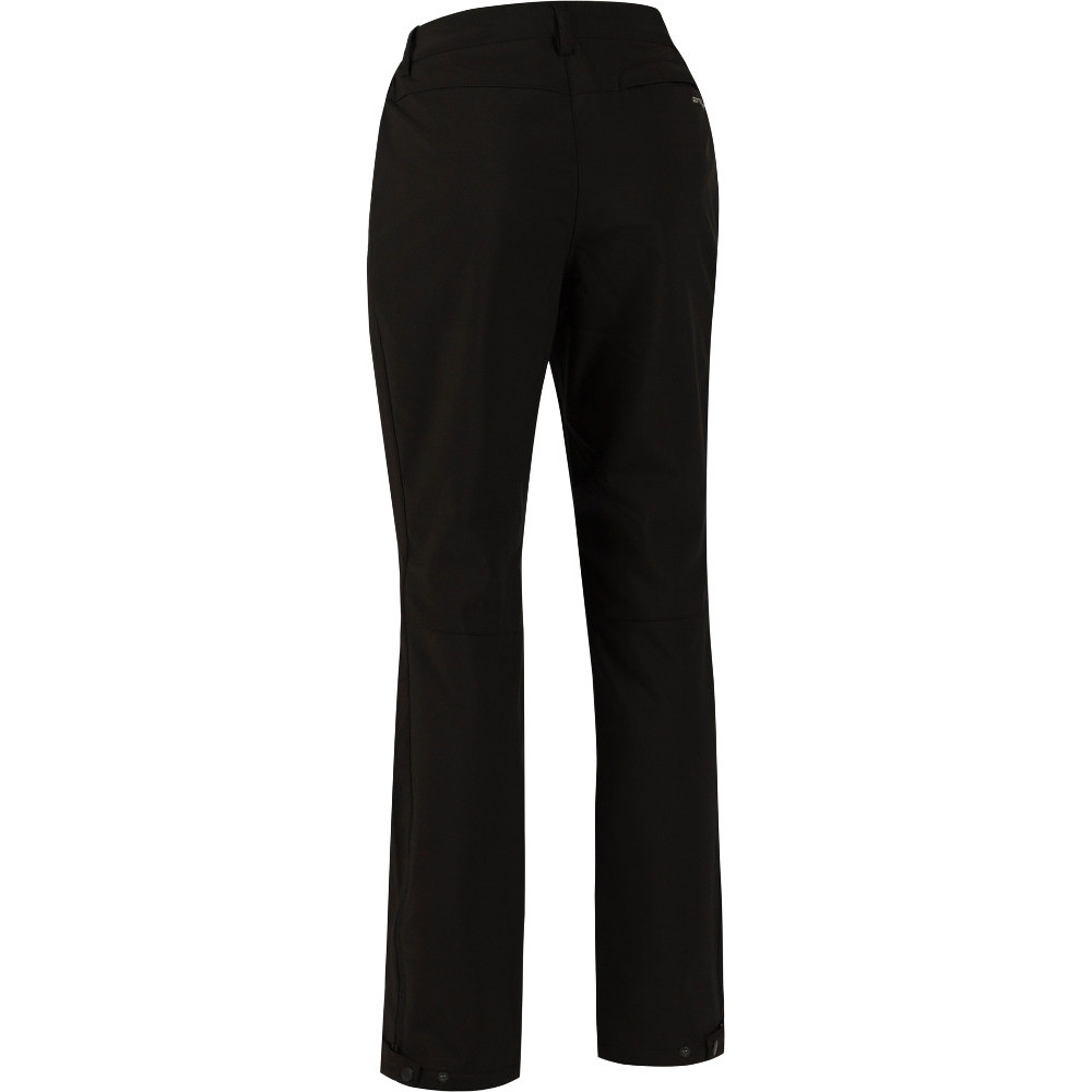 Regatta Womens/ladies Geo Ii Softshell Wind Resistant Walking Trousers 10l - Waist 27 (68cm)  Inside Leg 33
