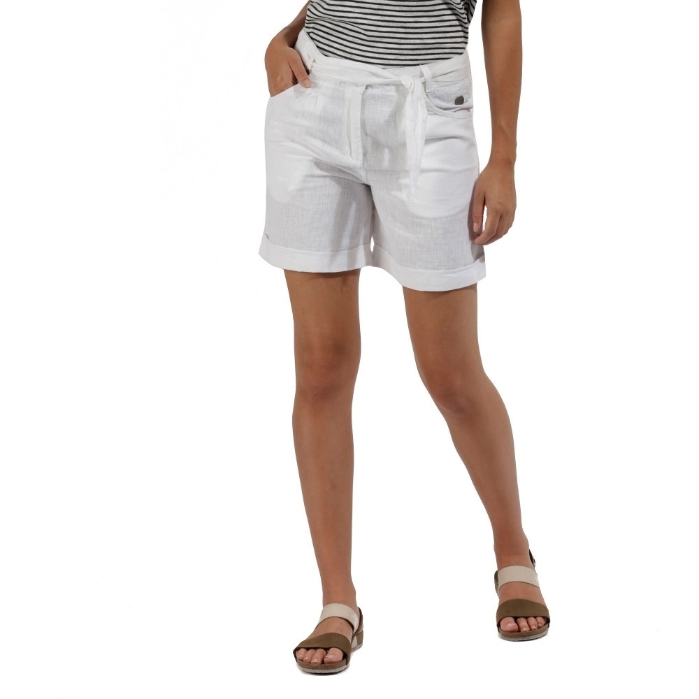 Regatta Womens/ladies Samarah Coolweave Cotton Casual Walking Shorts Uk Size 10 - Waist 27 (68cm)