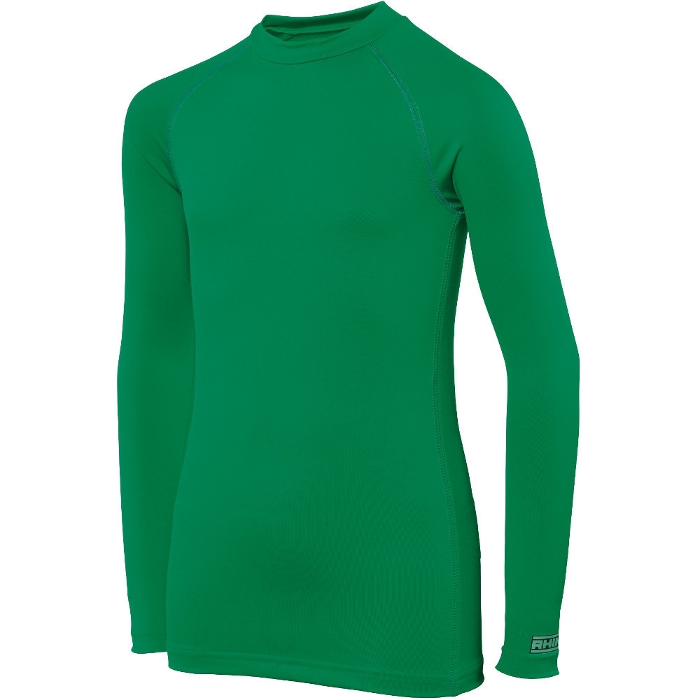Rhino Boys Long Sleeve Quick Drying Turtleneck Baselayer Top Ly/xly - (chest 32/34)