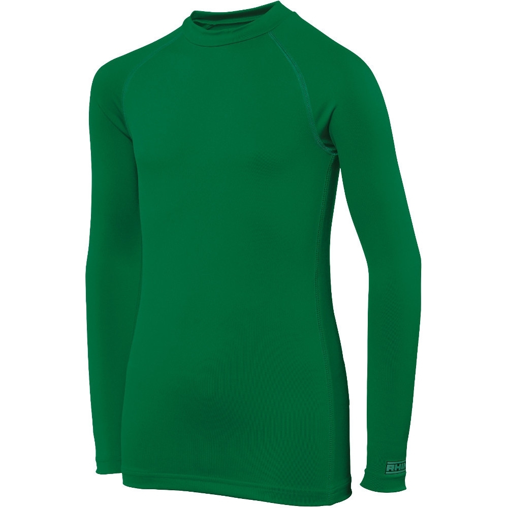 Rhino Boys Long Sleeve Quick Drying Turtleneck Baselayer Top Sy/my- (chest 28/30)
