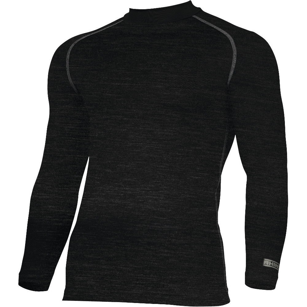 Rhino Mens Lightweight Quick Dry Long Sleeve Baselayer Top S/m - (chest 38/40)