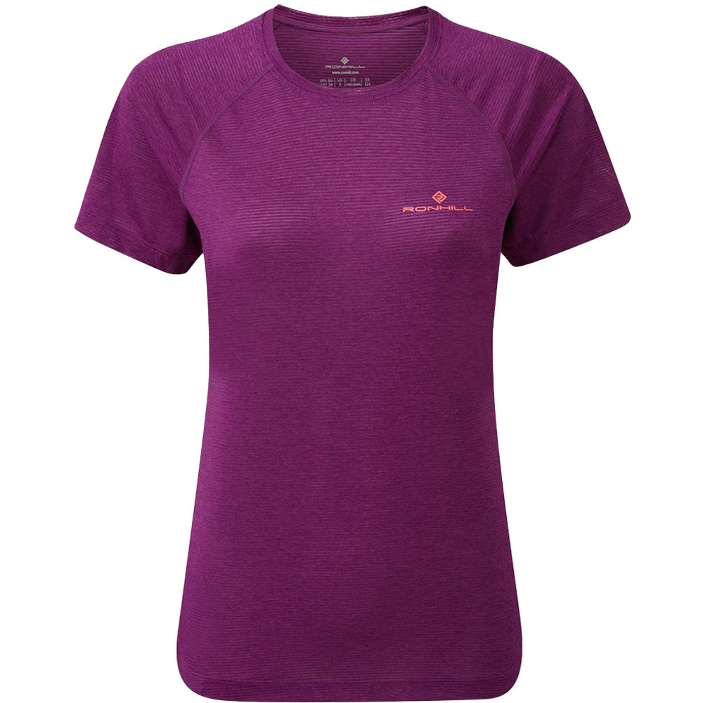 Ron Hill Womens Stride Breathable Relaxed Fit T Shirt Uk 8 - Bust 31-32.5 (76-83cm)