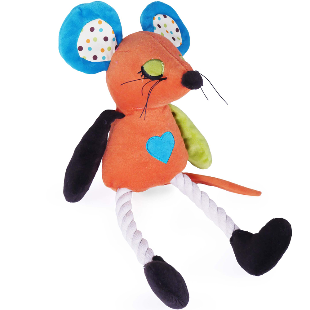 Rosewood Dog Millie Mouse Squeaky Toy One Size