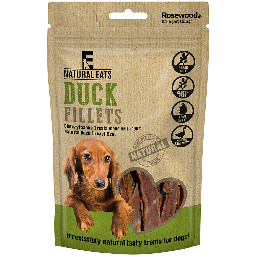 Rosewood Dog Natural Duck Healthy High Quality Fillets One Size
