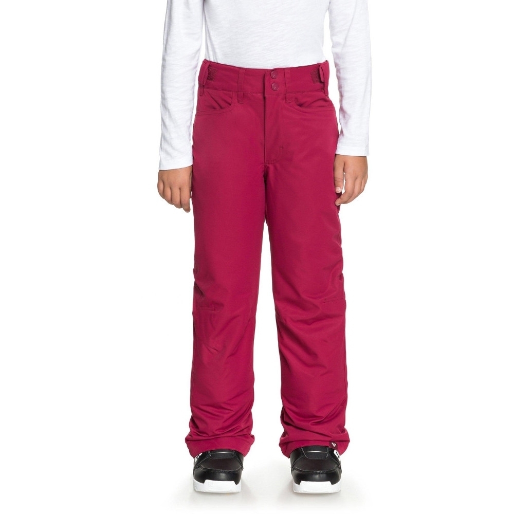 Roxy Girls Backyard Pt Waterproof Ski Snow Pants Trousers 10 - Waist 24.5 (62cm)