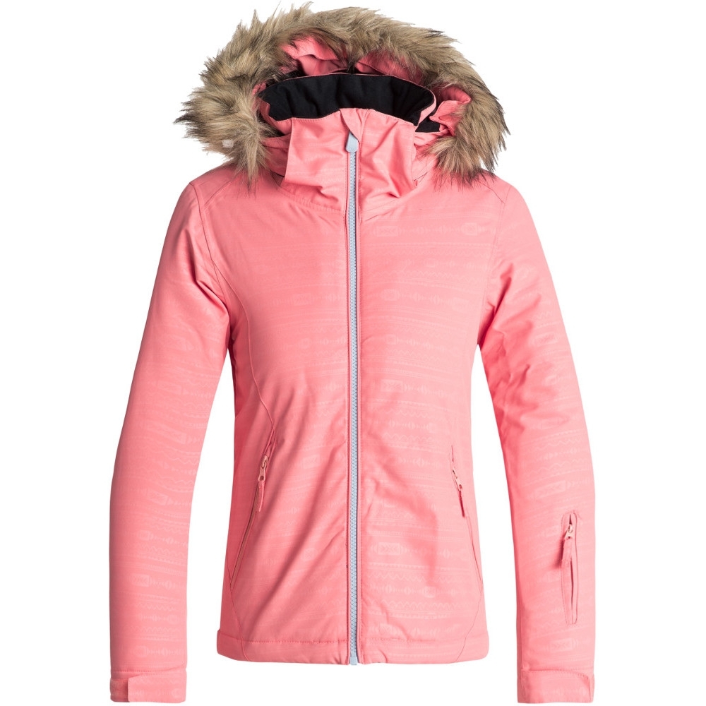 Roxy Girls Jet Ski Embossed Waterproof Warm Ski Coat Jacket 14 - Chest 31.5 (80cm)