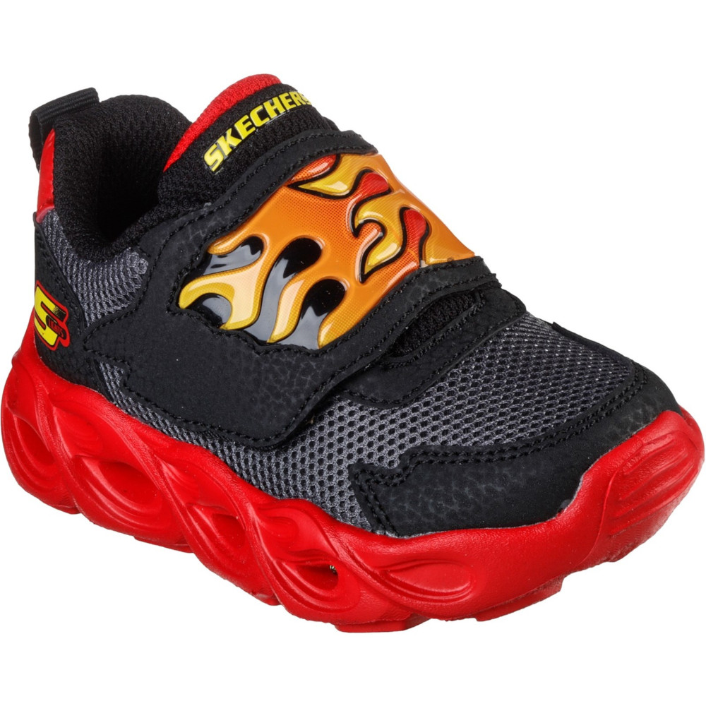 Skechers Boys Thermo-flash Flame Flow Trainers Uk Size 7 (eu 24)