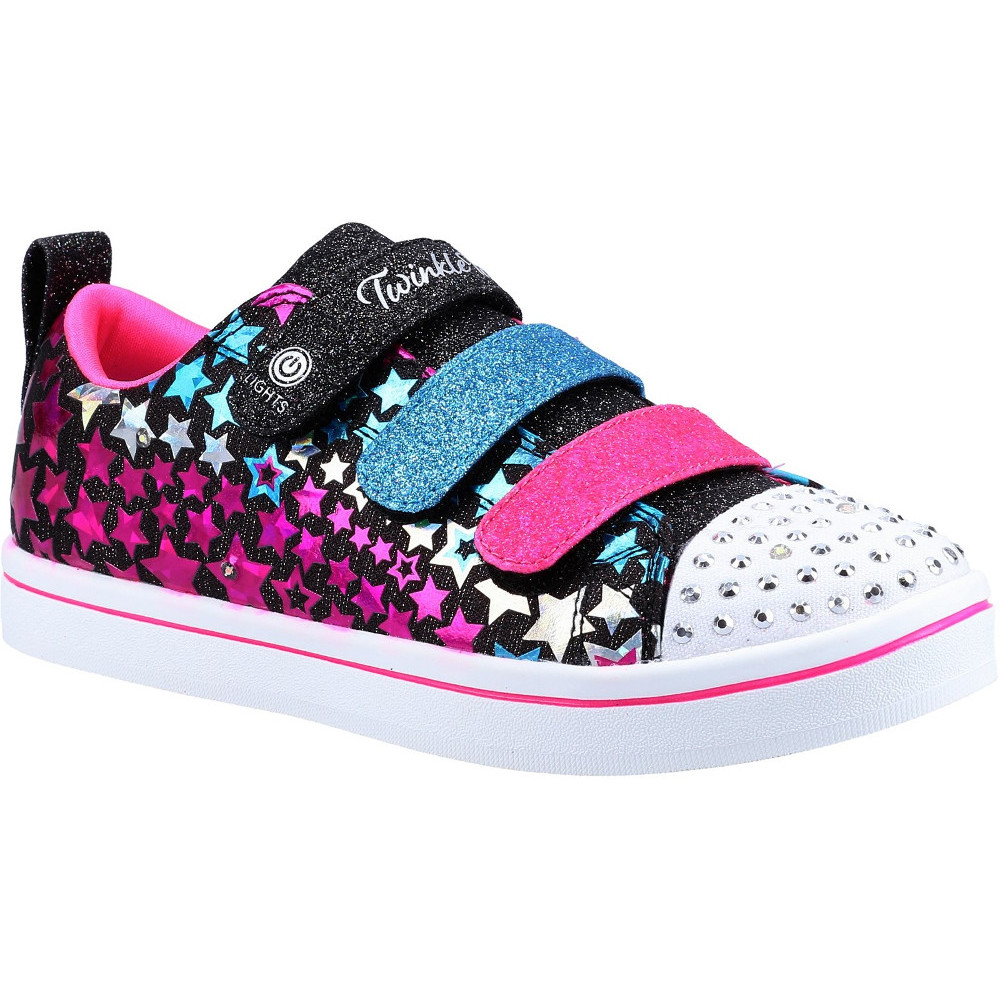 Skechers Girls Twinkle Toes Sparkle Rayz Star Blast Shoes Uk Size 1.5 (eu 34)