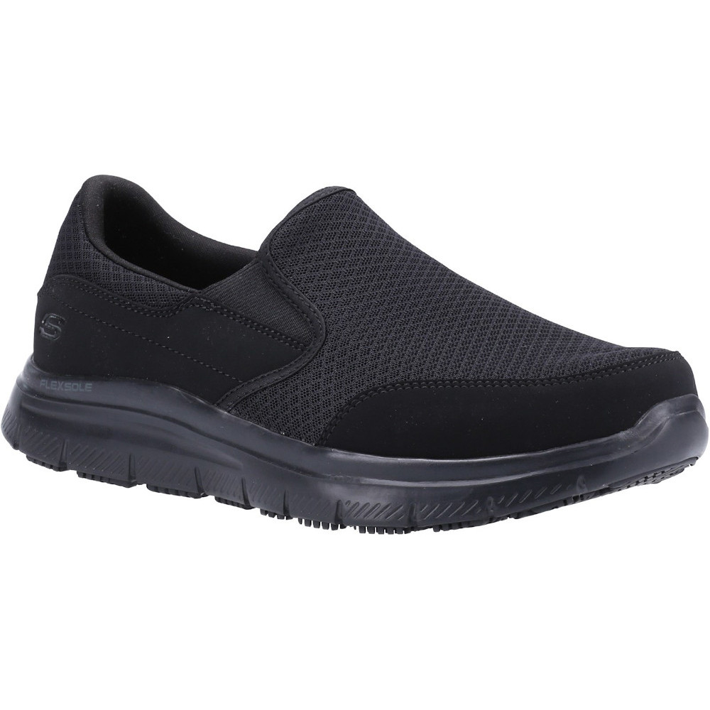 Skechers Mens Mcallen Wide Slip Resistant Occupational Shoes Uk Size 10 (eu 45)