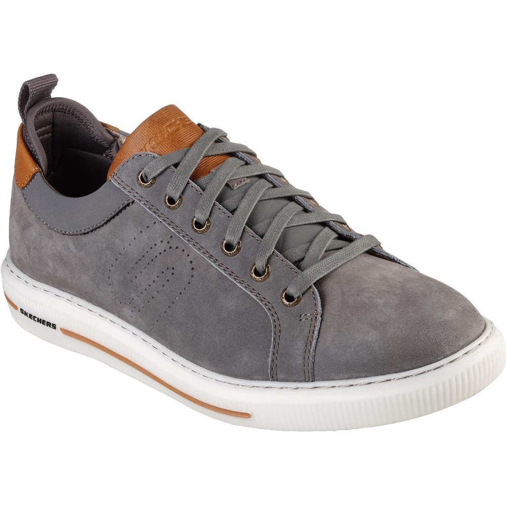 Skechers Mens Pertola Ruston Leather Lace Up Casual Shoes Uk Size 7 (eu 41)