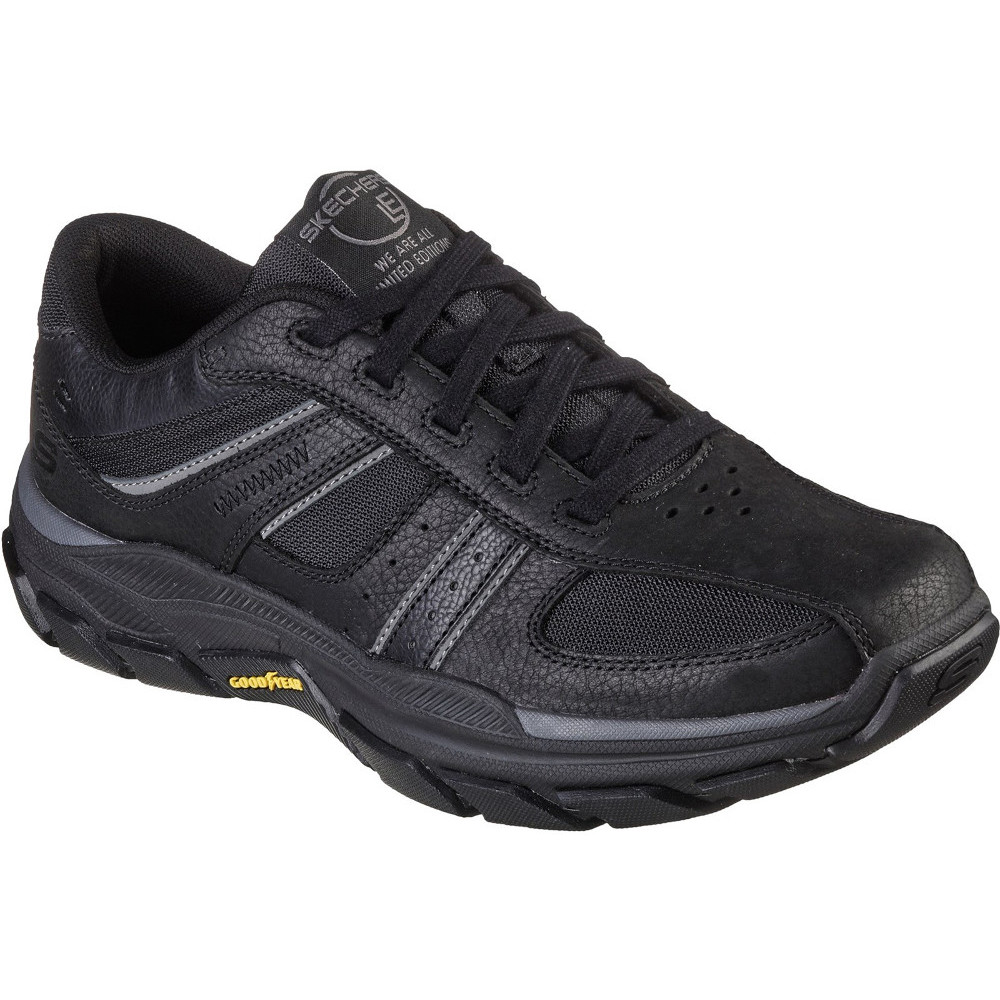 Skechers Mens Respected Lace Up Leather Shoes Uk Size 12 (eu 47.5)