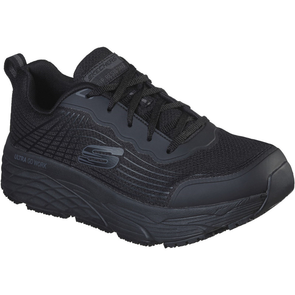 Skechers Mens Skechers Work Relaxed Fit Max Elite Trainers Uk Size 10 (eu 45)