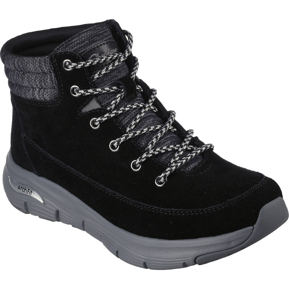 Skechers Womens Arch Fit Smooth Lace Up Winter Boots Uk Size 7 (eu 40)
