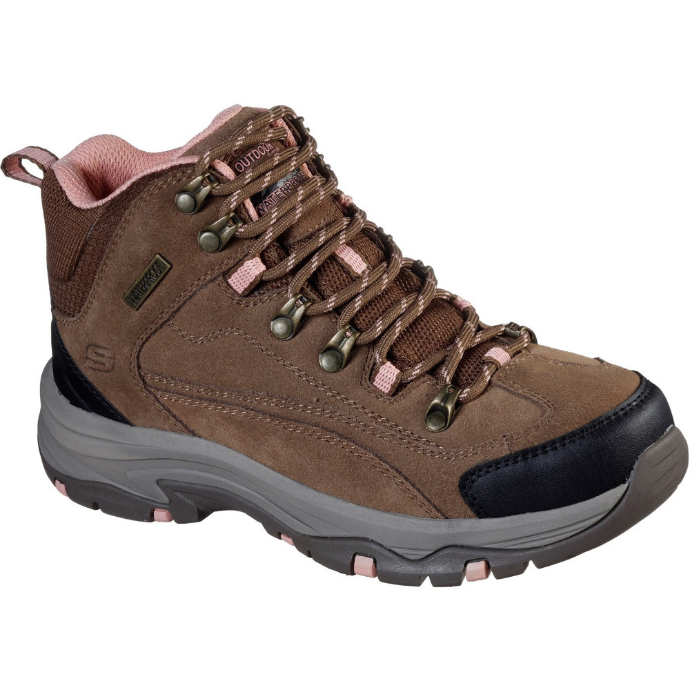 Skechers Womens Trego Alpine Leather Trail Walking Boots Uk Size 5 (eu 38)