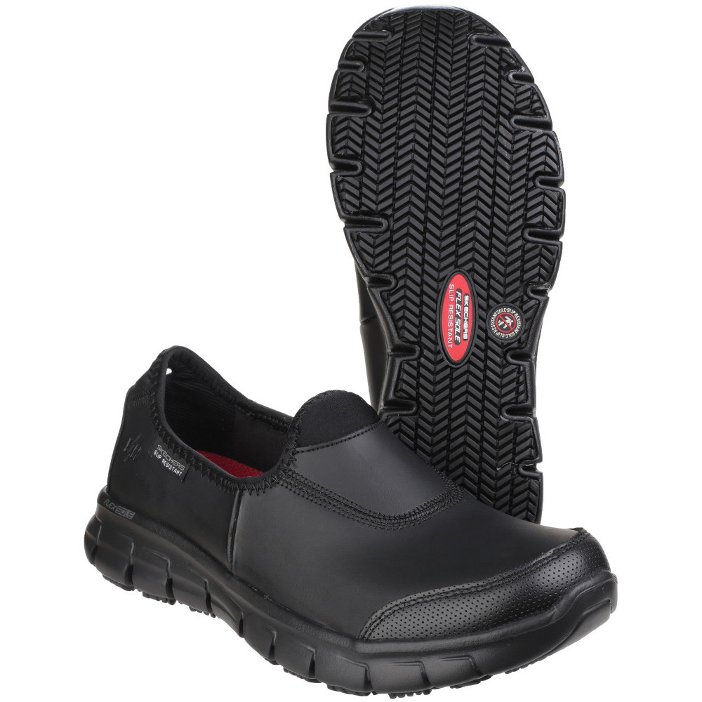 Skechers Womens/ladies Sure Track Slip Resistant Slip On Work Safety Shoes  Uk Size 3 (eu 36)