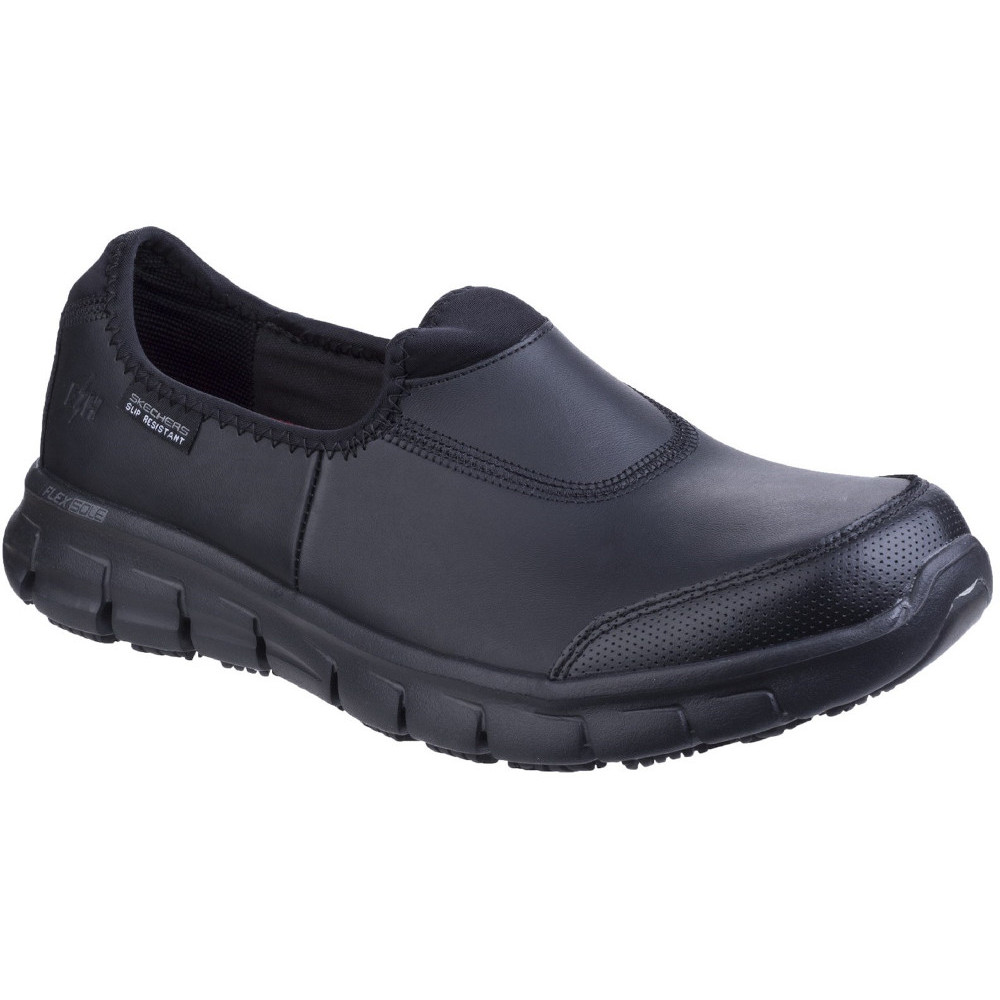Skechers Womens/ladies Sure Track Slip Resistant Slip On Work Safety Shoes Uk Size 2 (eu 35)