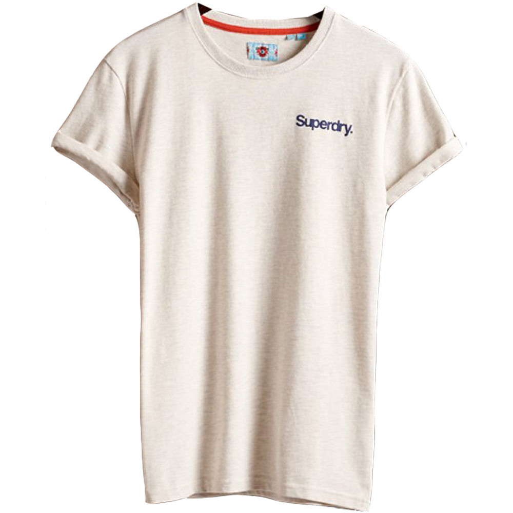Superdry Mens Classic Logo High Peaks Crew Neck T Shirt Medium- Chest 38 (97cm)