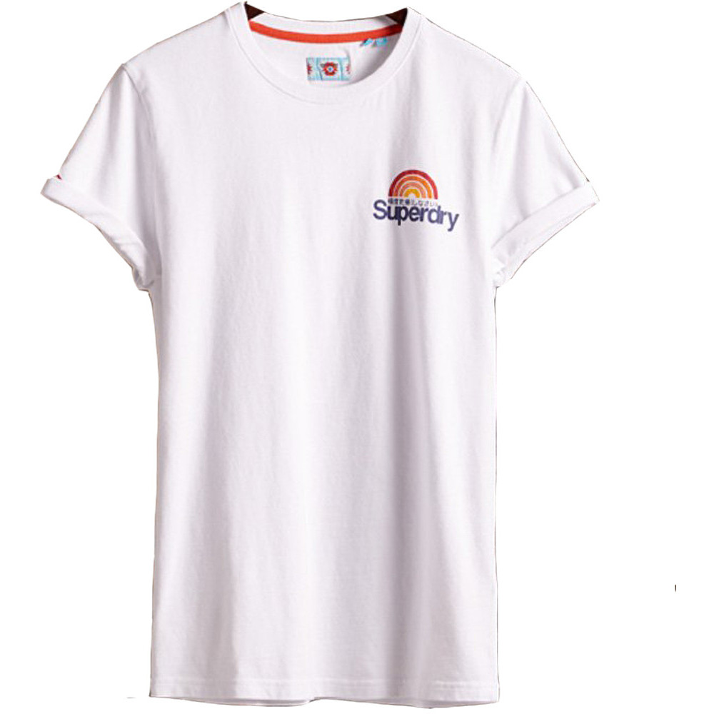 Superdry Mens Classic Logo Woodstock Crew Neck T Shirt Medium- Chest 38 (97cm)