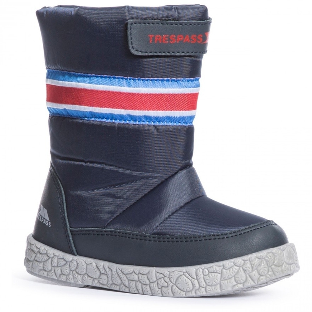 Trespass Boys Alfred Insulated Warm Fleece Lined Snow Boots Uk Size 6.5 (eu 24  Us 7.5)