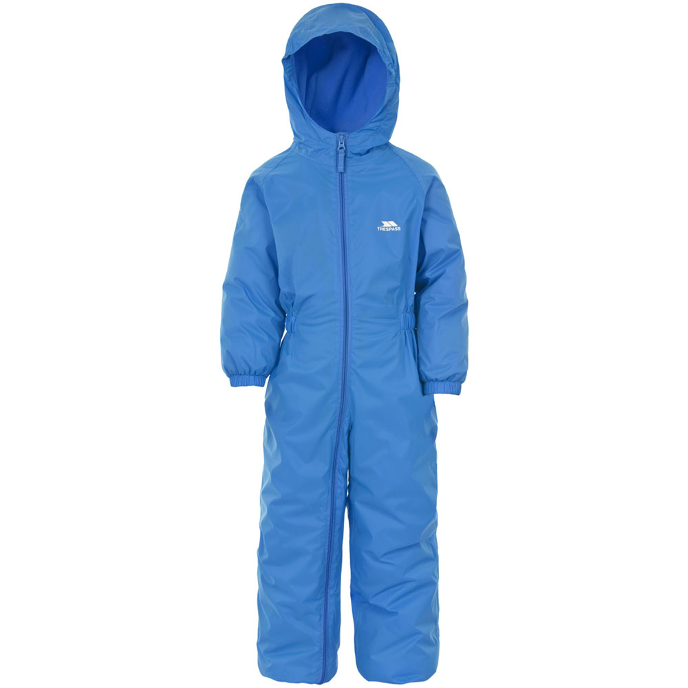 Trespass Boys Dripdrop Waterproof Hooded Padded Rain Suit 5-6 Years - Height 45  Chest 24 (61cm)