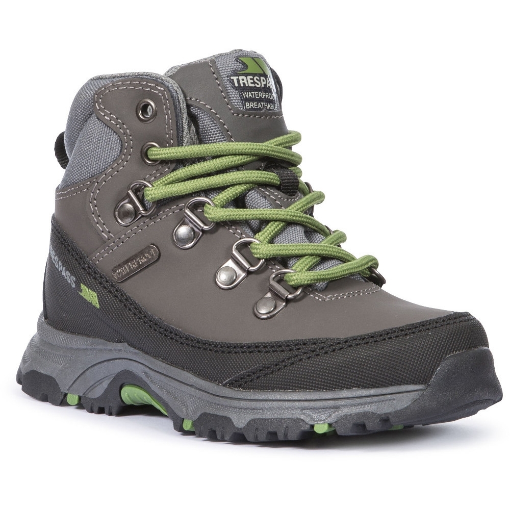 Trespass Boys Glebe Ii Waterproof Breathable Walking Boots 3 Uk Size (eu 35)