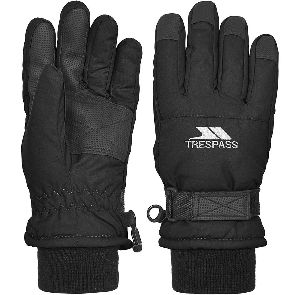 Trespass Boys Ruri Ii Lightly Padded Adjustable Ski Gloves 2-4 Years