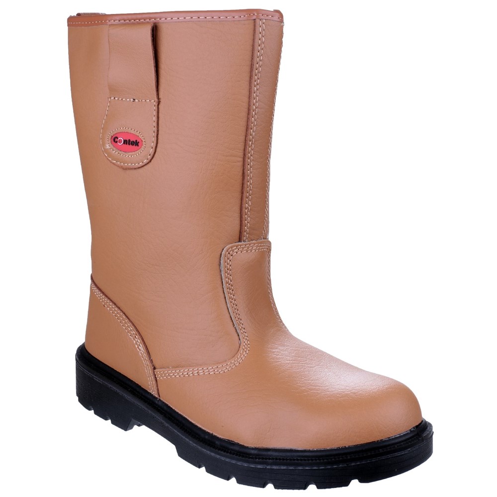 Centek Mens Fs334 Safety Rigger Leather Steel Toe Boots Uk Size 12 (eu 47)