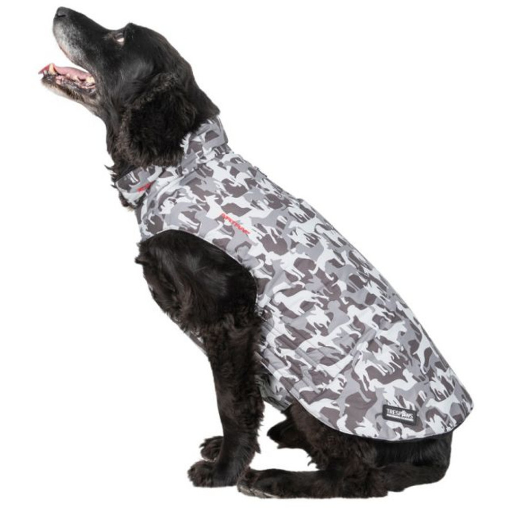 Trespass Charly Waterproof Windproof Printed Dog Rain Coat L - Back 21.6  Torso 35.4  Neck 19.7
