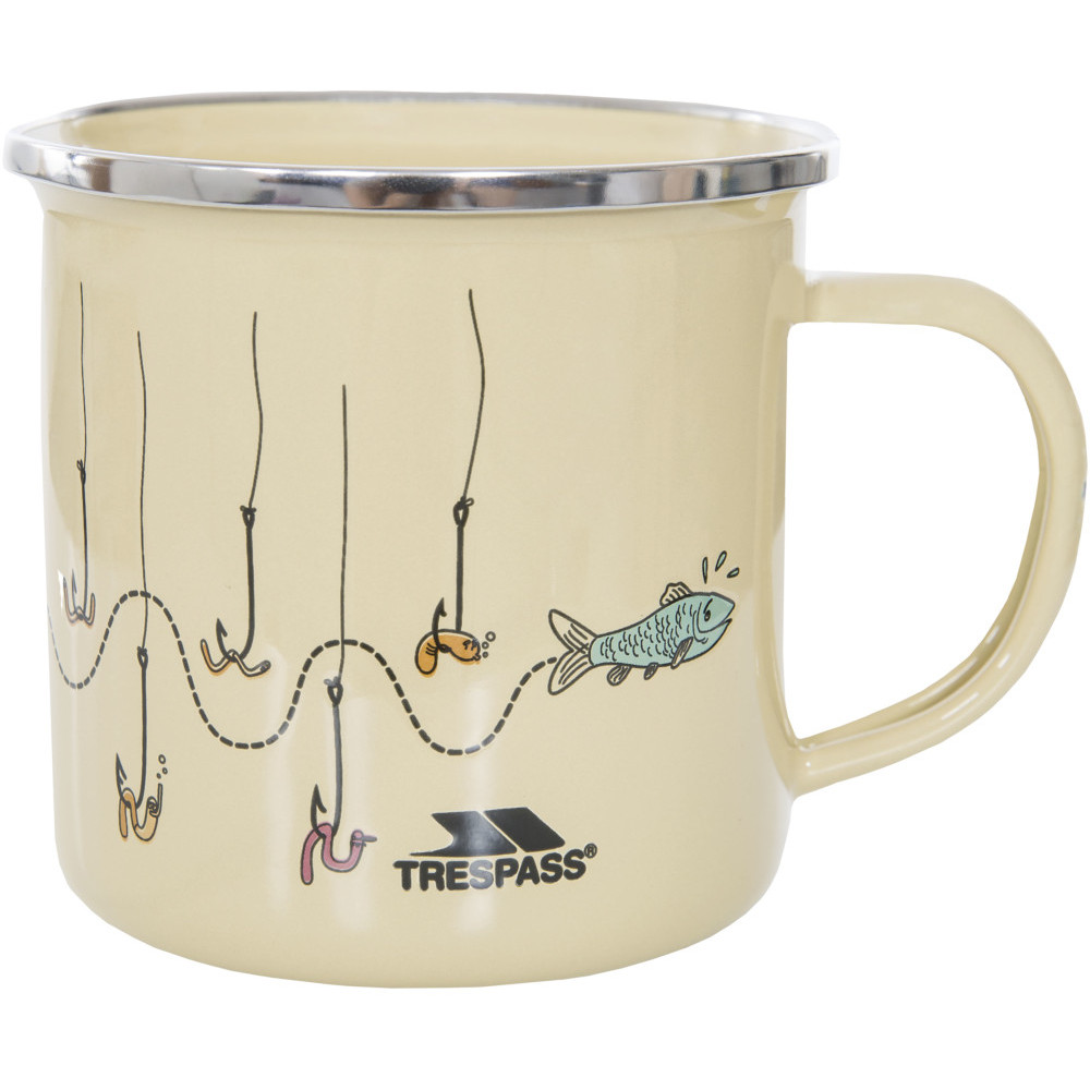 Trespass Elma Large Lightweight Enamel Camping Cup One Size