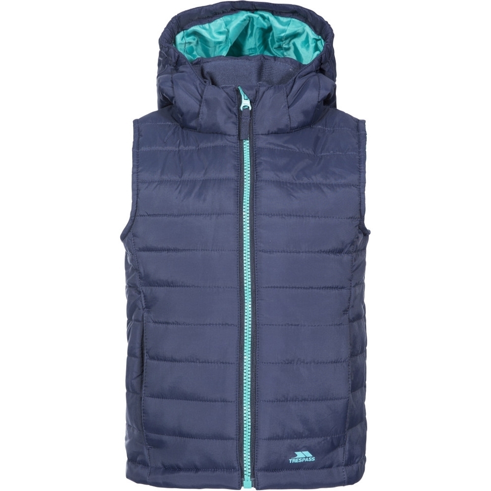 Trespass Girls Aretha Insulated Lightly Padded Hooded Gilet 11-12 Years- Chest 31 (79cm)