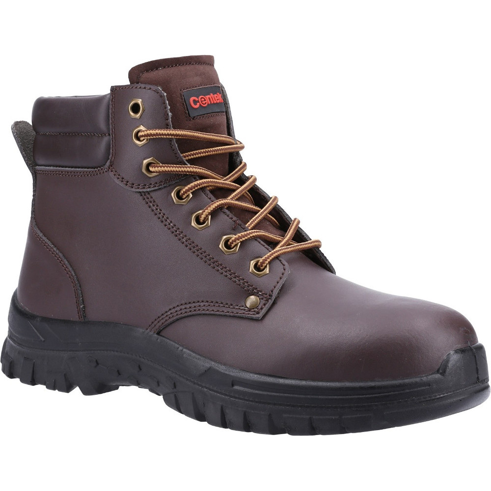 Centek Mens S3 Lightweight Leather Lace Up Safety Boots Uk Size 10 (eu 44)