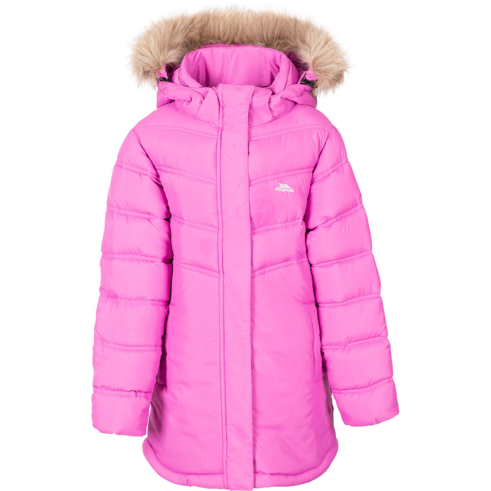 Trespass Girls Charming Padded Hooded Warm Jacket 2-3 Years- Chest 21 (53cm)