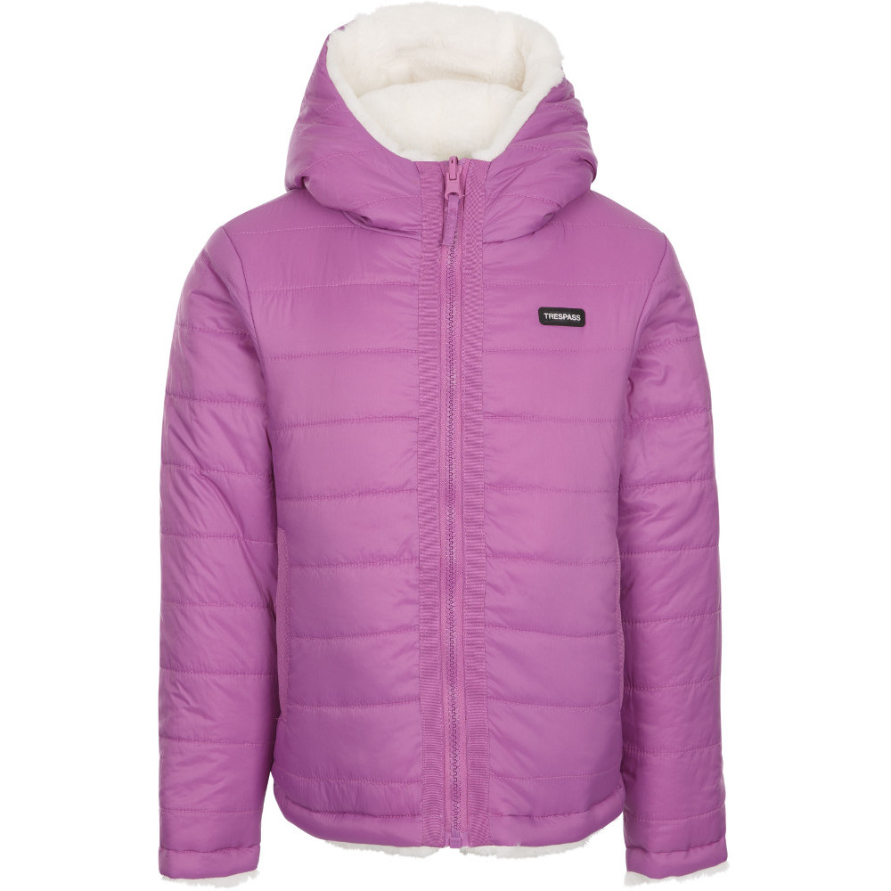 Trespass Girls Delicate Reversible Quilted Casual Jacket 5-6 Years - Height 45  Chest 24 (61cm)