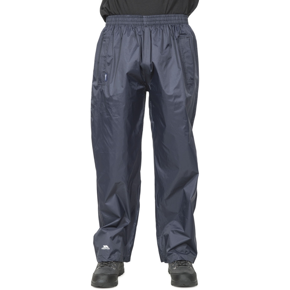 Trespass MensandWomens/ladies Packaway Qikpac Waterproof Trousers Xxxs - Wasit 25 (63.5cm)