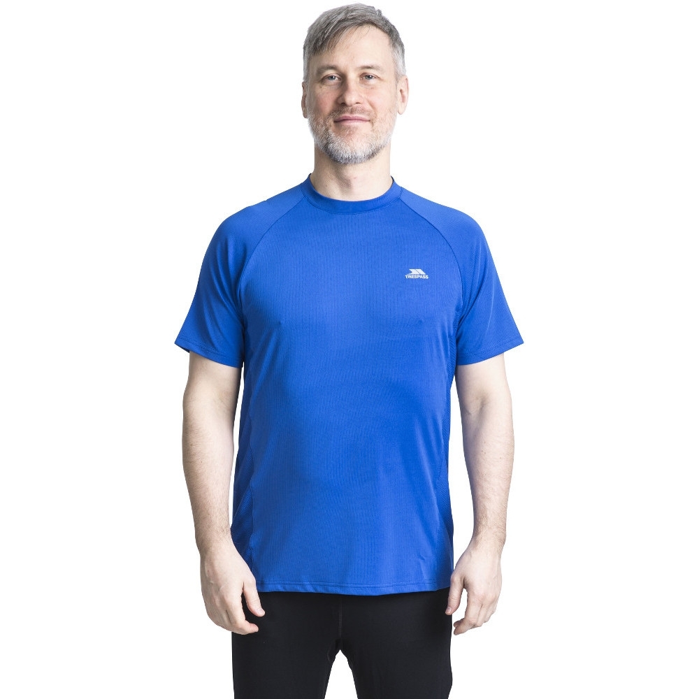 Trespass Mens Cacama Short Sleeve Wicking Fitness Running T-shirt Xxs - Chest 29-31 (77-82cm)