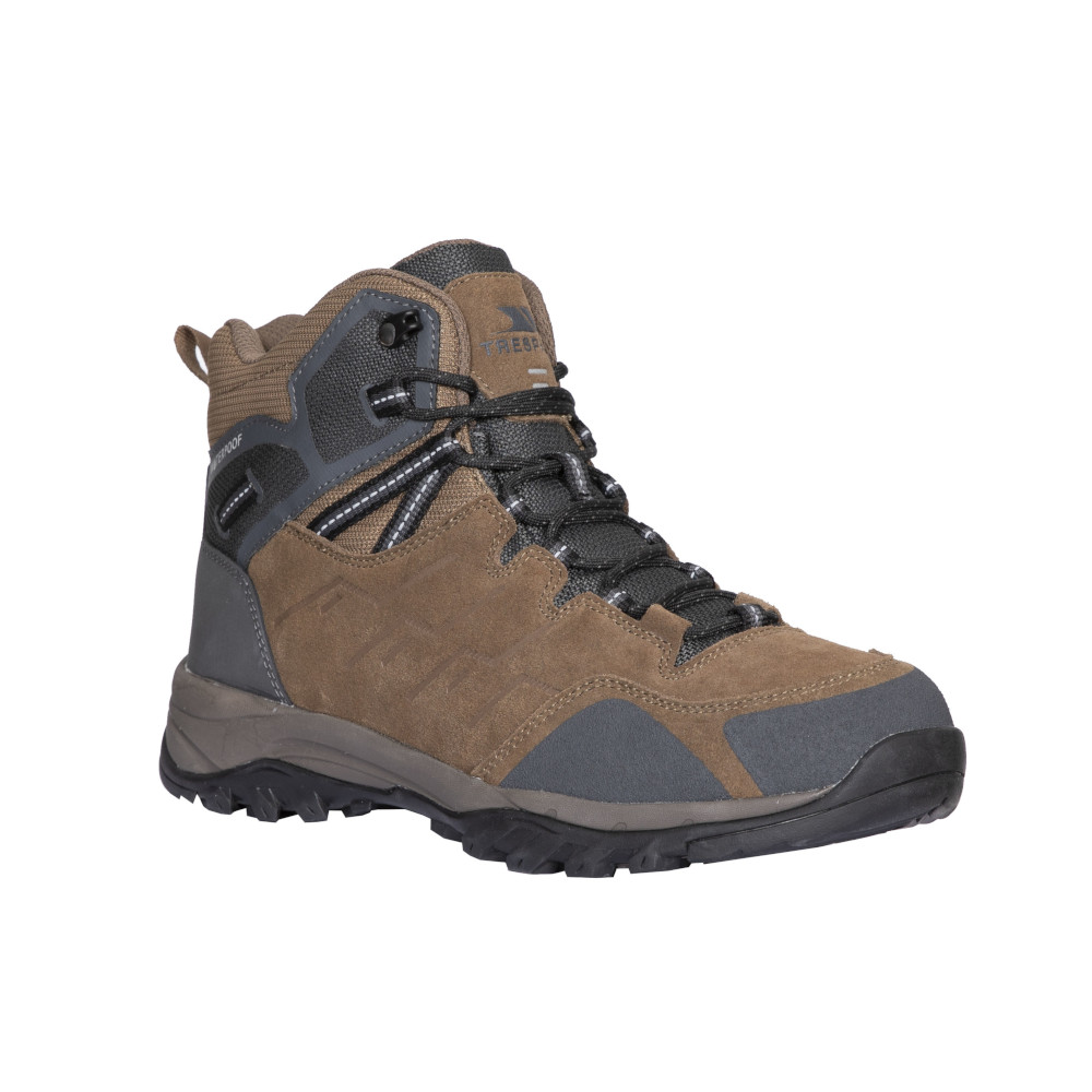 Trespass Mens Caelan Mid Cut Waterproof Walking Boots Uk Size 12 (eu 46  Us 13)