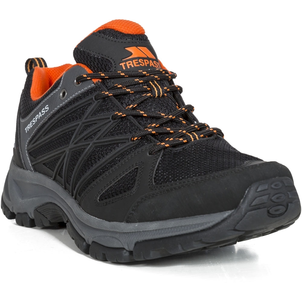 Trespass Mens Fisk Supportive Fabric Hiking Walking Shoes Uk Size 10 (eu 44)