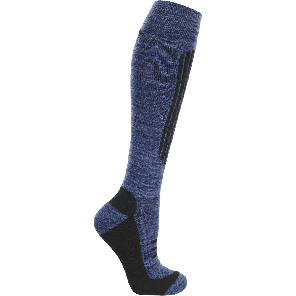 Trespass Mens Langdon Ii Acrylic Two Pair Pack Technical Ski Socks Size 4-7