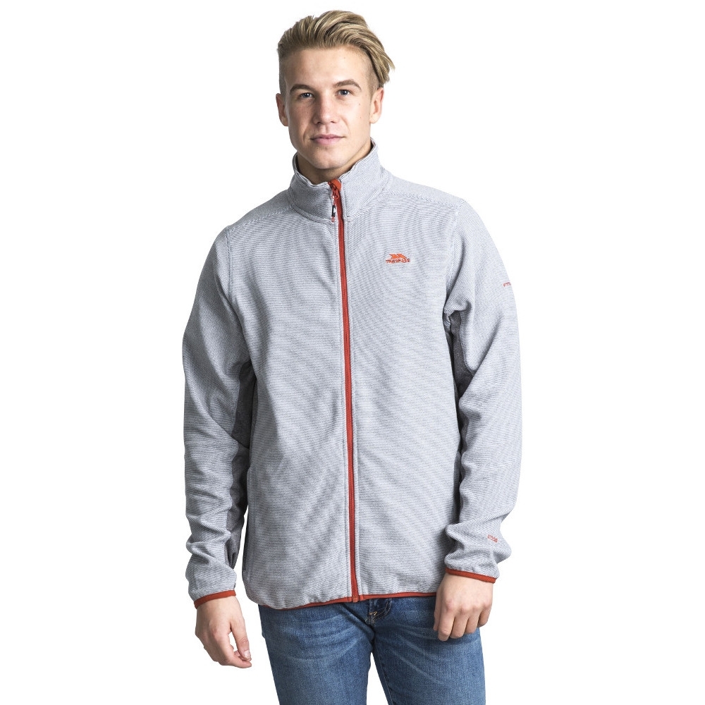 Trespass Mens Mirth Polyester Zip Fleece Outdoor Walking Jacket Top Xxs - Chest 29-31 (77-82cm)