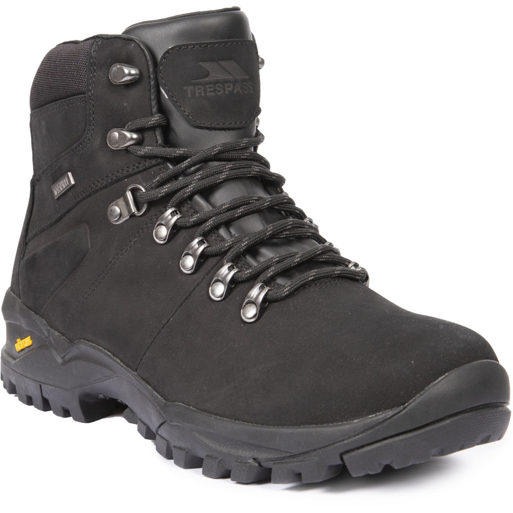 Trespass Mens Tristan Waterproof Leather Walking Boots Uk Size 9 (eu 43  Us 10)
