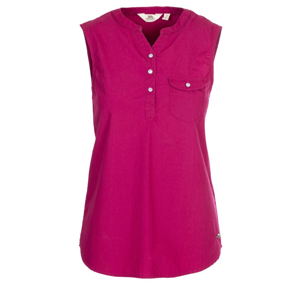 Trespass Womens Adora Sleeveless Blouse Shirt 10/s - Bust 34 (86cm)