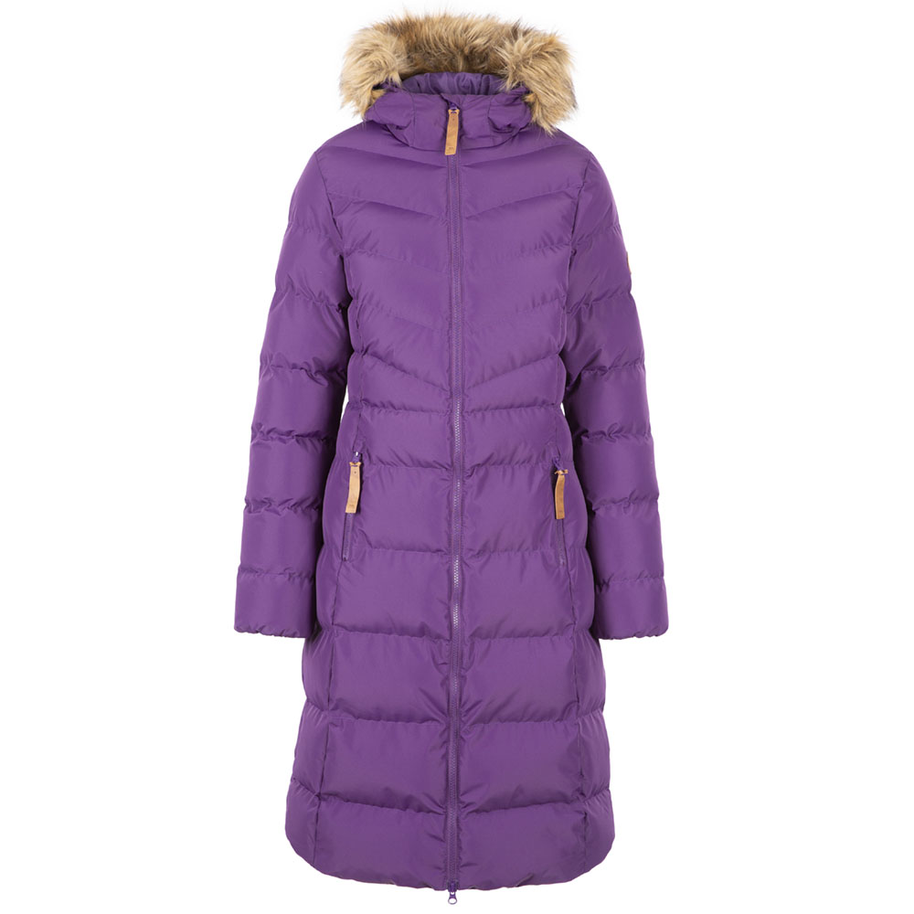 Trespass Womens Audrey Padded Longer Length Jacket Coat 6/xxs - Bust 31 (78cm)