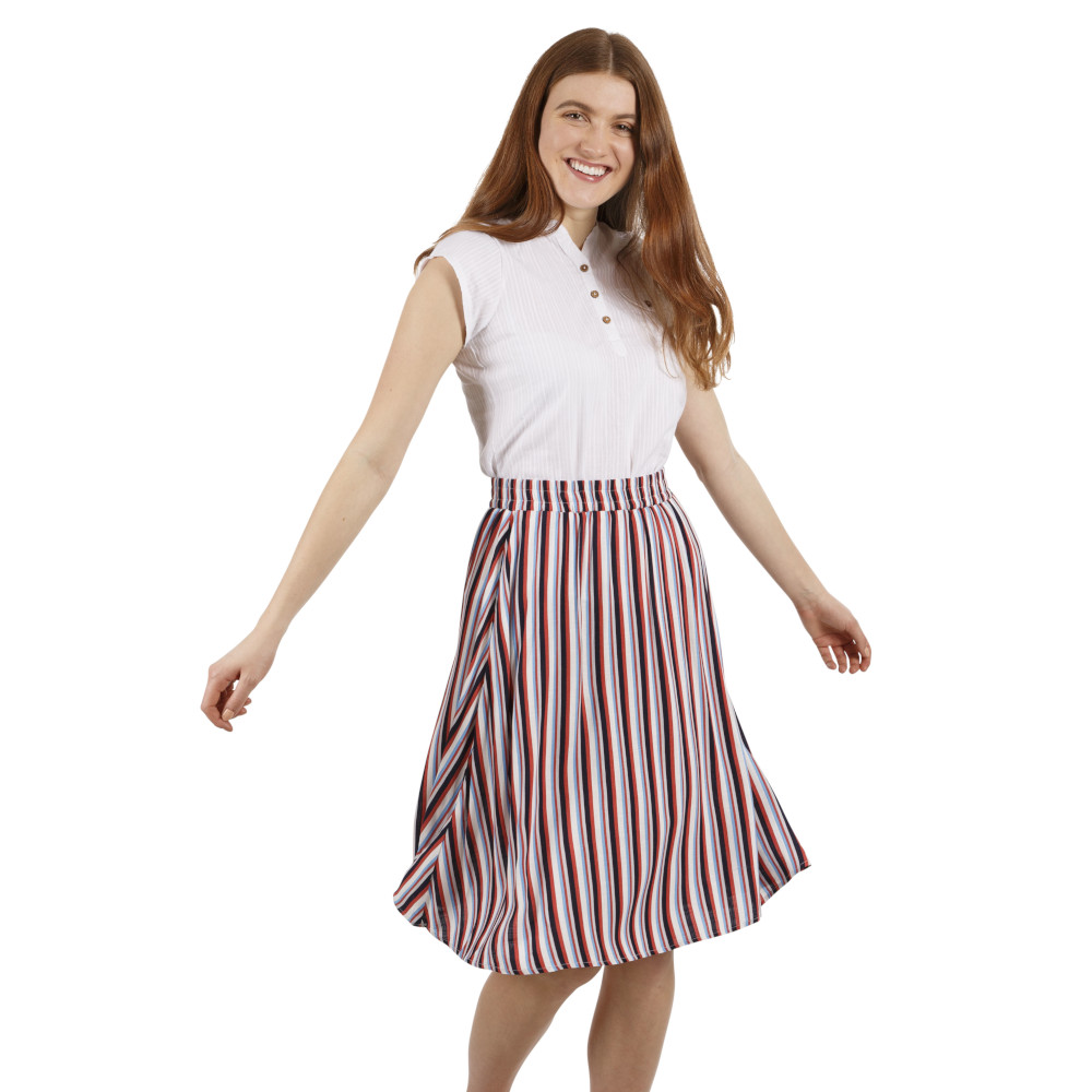 Trespass Womens Essence Stripped Summer Skirt 10/s - Waist 28 (71cm)
