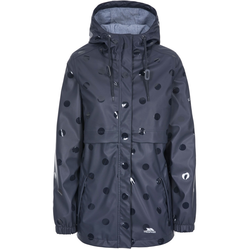 Trespass Womens Farewell Longer Length Waterproof Raincoat 16/xl - Bust 40 (101.5cm)